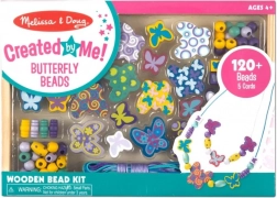 Perles en bois papillons – kit créatif pour bijoux (MELISSA & DOUG)