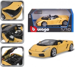 Modèle réduit en métal Lamborghini Gallardo Spyder jaune