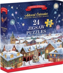Puzzle calendrier de l’Avent : souvenirs de Noël 24×50 pièces EUROGRAPHICS