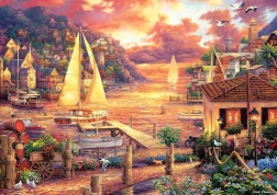Puzzle ART PUZZLE Mer dorée 3000 pièces