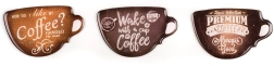 Aimants Coffee, assortiment de décors, 3 pièces