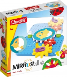 Quercetti Mirrorello ensemble créatif d’engrenages avec miroir