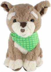 Chien en peluche Azorek marron 26 cm