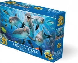Puzzle 3D dauphins 100 pièces (31 × 23 cm)