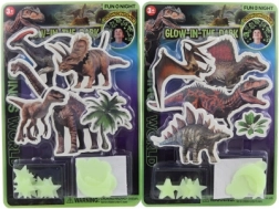 Dinosaures adhésifs lumineux pour mur