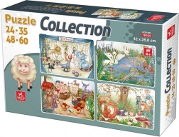 Puzzle Amis des animaux 4-en-1