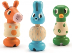 Animaux à visser en bois Djeco