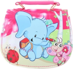 Sac à main pour enfant rose avec éléphant