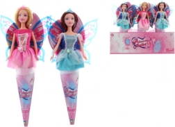 Poupée fée articulée en cornet