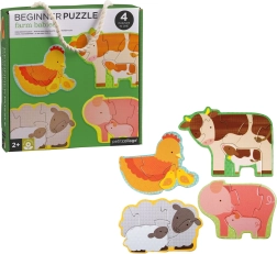 Petit Collage premiers puzzle animaux de la ferme