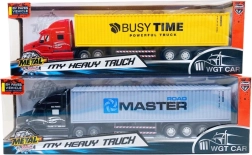 Camion en métal mega truck avec remorque