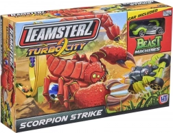 Teamsterz piste de course scorpion avec petite voiture