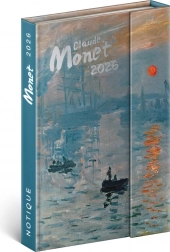Agenda hebdomadaire Claude Monet 2026, 11 x 16 cm