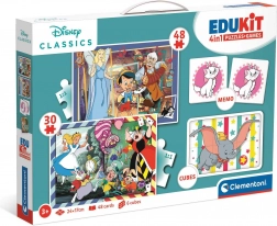 Clementoni coffret de jeux Disney Classique 4-en-1