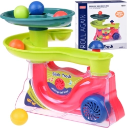 Toboggan à billes coloré avec musique pour enfants