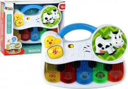 petit piano musical pour enfants avec animaux, lumières et sons