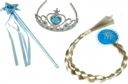 Set de princesse avec tresse bleue