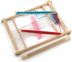 Viga métier à tisser en bois set Montessori pour tissage