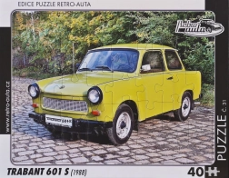 Puzzle rétro voitures Trabant 601 S 40 pièces