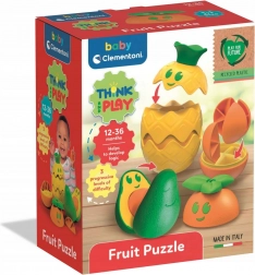 Clementoni Baby fruits empilables en plastique recyclé