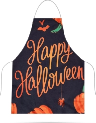 Tablier de cuisine d’Halloween en toile imperméable