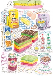 Puzzle Magnolia biscuits arc-en-ciel 1000 pièces