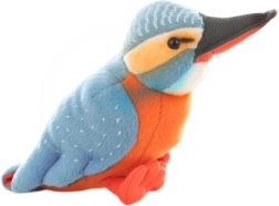 Martin-pêcheur en peluche 13 cm