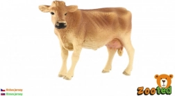 Modèle réaliste de vache Jersey en plastique 13 cm