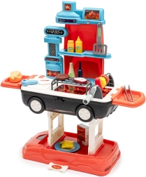 Set de barbecue pour enfants 2 en 1 BABY MIX sur roulettes