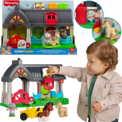 Étable interactive FISHER‑PRICE Little People avec chevaux et figurines