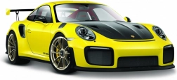 Modèle en métal Porsche 911 GT2 RS jaune 1:24