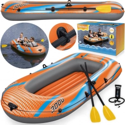 bateau pneumatique BESTWAY Condor Elite 3000 avec deux pagaies et pompe