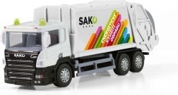 camion benne à ordures en métal SAKO 15 cm à rétrofriction