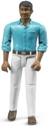 Bruder Bworld figurine homme en pantalon blanc
