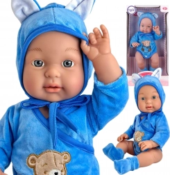 Woopie poupée réaliste bébé en tenue ourson 46 cm