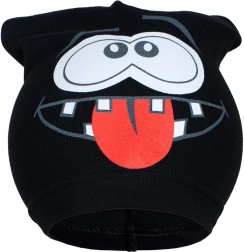 Bonnet de printemps pour enfants New Baby sourire noir