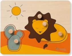 Hauck puzzle en bois avec poignées Lion