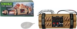 Bombe militaire interactive avec effet de fumée, lumière et son