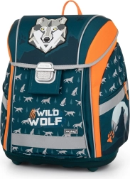 Sac à dos scolaire Wild Wolf avec une construction légère