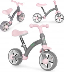 Draisienne ECOTOYS avec roues en EVA et selle réglable, grise