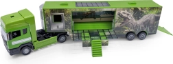Camion miniature à motif dinosaure, métal/plastique, 32 cm