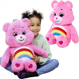 Ourson en peluche CARE BEARS Cheer Bear rose 60 cm