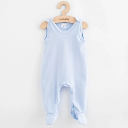 grenouillères pour bébé New Baby Classic II bleues 74 (6–9 mois)