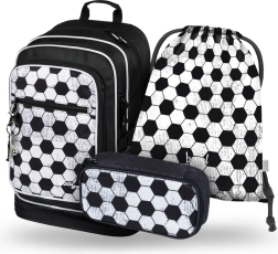 Ensemble scolaire sac à dos, trousse et sac Cubic Goal