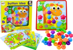 Puzzle pour enfants avec boutons colorés - 12 motifs