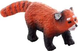 Figurine panda roux en plastique