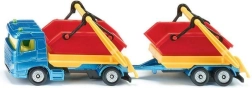 Siku camion avec conteneur et remorque
