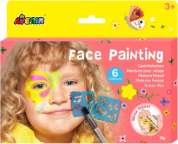 Peinture pour visage – papillon, 6 couleurs