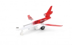 avion métallique à friction avec musique et lumières