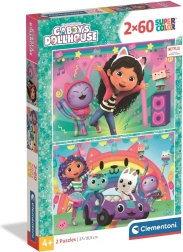 Puzzle La Maison Magique de Gabby : Réjouis-toi avec nous 2x60 pièces